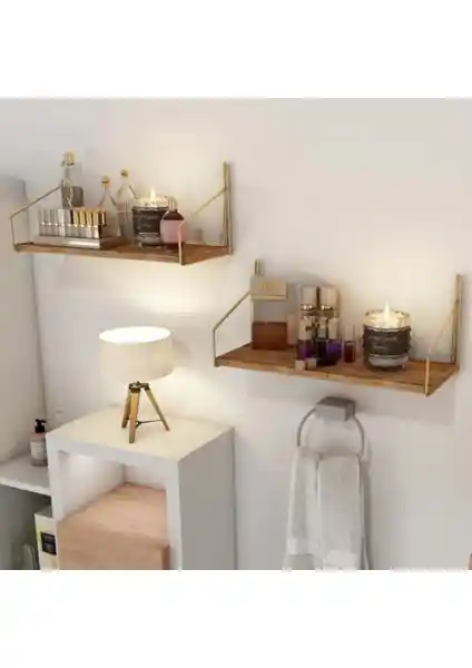 Bino Banyo Rafı Gold Paslanmaz Modern ve Şık Tasarım ile Dayanıklı Banyo Dekoru