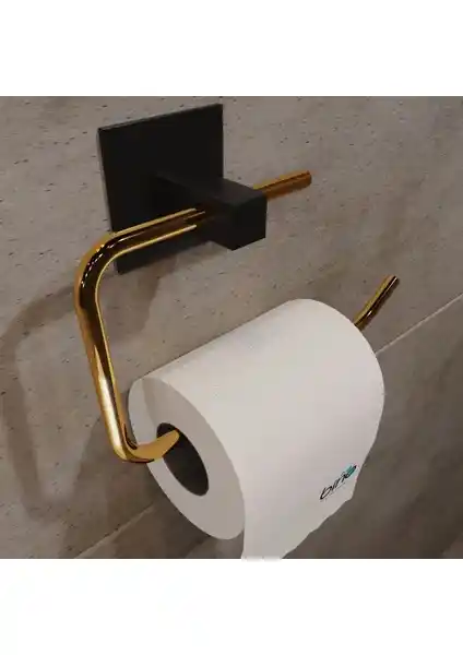 Bino Gold Paslanmaz Çelik WC Kağıtlık: Şık ve Dayanıklı Modern Banyo Aksesuarı