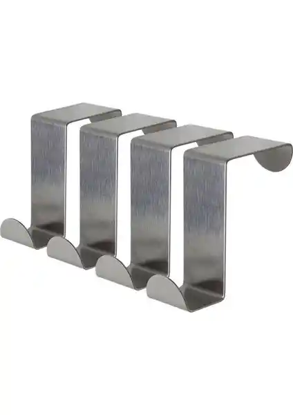 Biotech 4 Adet Kapı Askısı Kanca Paslanmaz Çelik Modern Tasarım