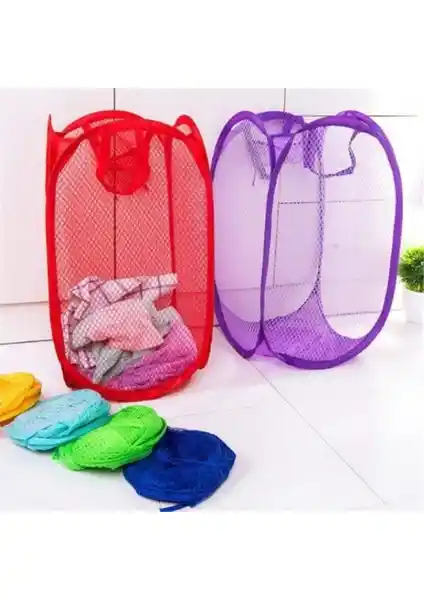 Biotech Kirli Çamaşır Sepeti ve Oyuncak Filesi: Kullanışlı ve Taşınabilir Bir Düzen Çözümü