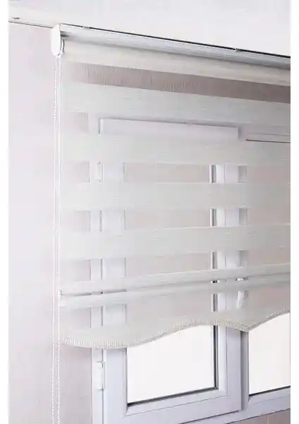 Bizden Perde Brillant Etekli Kırık Beyaz Bambu Güneşlik Stor Perde Özellikleri ve Kullanım Avantajları