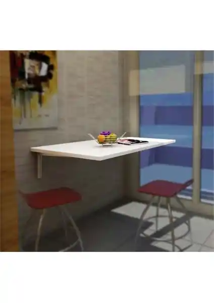 BMD Duvara Monte Muftak Masası 3 cm Kalınlığında Modern ve Dayanıklı Mobilya Çözümü