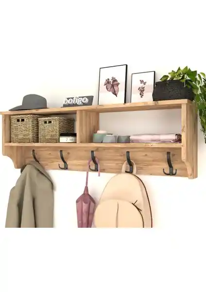 Bofigo Portmanto Duvar Askılığı Modern ve Dayanıklı Depolama Çözümü