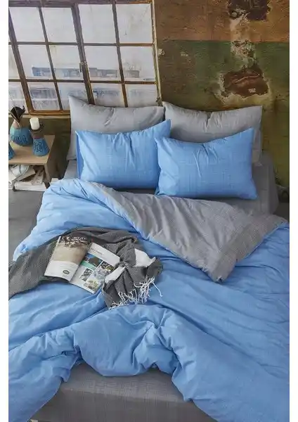 Bonjardin Home Pamuklu Çift Taraflı Çift Kişilik Nevresim Takımı Yatak Odası İçin Uygun ve Dayanıklı