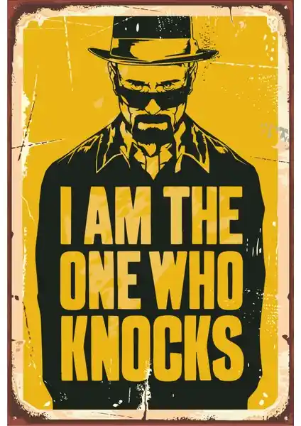 Breaking Bad Temalı Retro Ahşap Poster 20x30 cm Modern ve Vintage Dekorasyon İçin