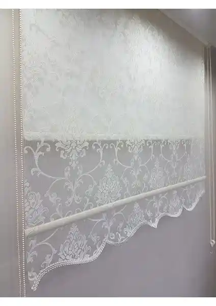 Brillant Çift Mekanizmalı Tül Stor Perde: Modern ve Dayanıklı Tasarım ile Fonksiyonellik