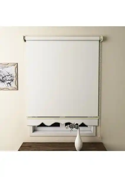 Brillant Düz Stor Perde Beyaz MS1200: Modern ve Şık Tasarım, Kolay Kullanım ve Uzun Ömürlü Performans