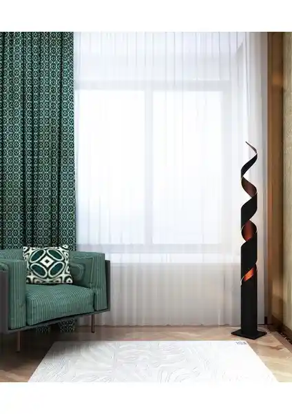 Brillant Düz Tül Perde Etek Kurşunlu 100x185 cm Şık ve Fonksiyonel Tasarım