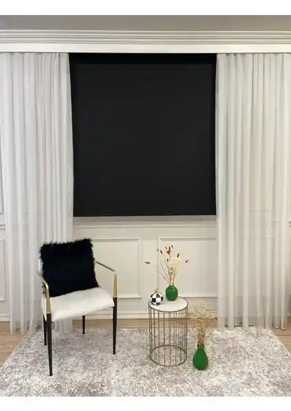 Brillant Stor Perde Kalın Kumaş ve Alüminyum Kasa Borusu ile Dayanıklı ve Estetik Tasarım