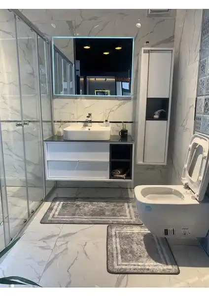 Brillant Tracy 2'li Lateks Banyo Paspas Takımı: Estetik ve Güvenli Kullanım İçin Detaylar