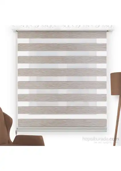 Brillant Zebra Bambu Perde Krem 70x200 Modern ve Şık Tasarımıyla Estetik Çözüm