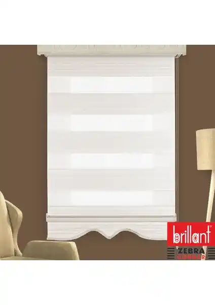 Brillant Zebra Perde Pliseli Ekru Etek: Estetik ve Fonksiyonellik Bir Arada