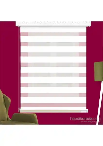 Brillant Zebra Perde Sdney 90x200 Beyaz – Modern ve Şık İç Mekan Dekorasyonu İçin