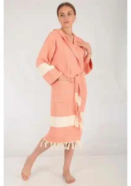 Buldan Concept Celena Peştemal Bornoz Turuncu Modern ve Çok Yönlü Kullanım İçin Ideal