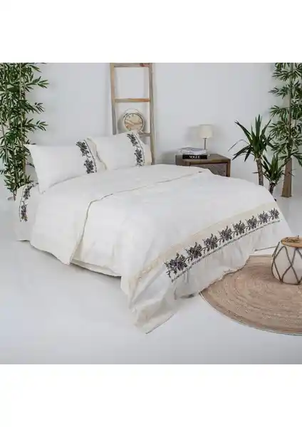 Buldan İşi Otantik Çift Kişilik Lila Kaneviçeli Nevresim Takımı Tanıtımı ve Özellikleri