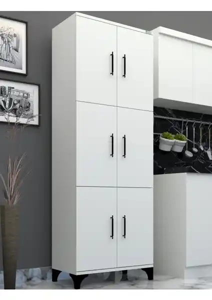 Buzkan Mobilya %100 MDF Lam Çok Amaçlı Dolap Dayanıklılık ve Şıklık Sunan Modern Tasarım