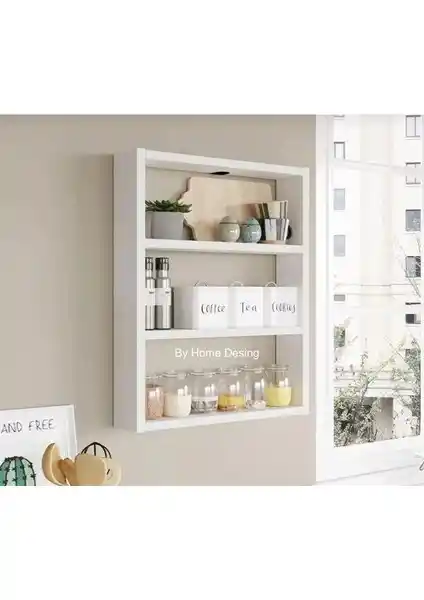 By Dekor Mutfak Duvar Rafı: Şık ve Dayanıklı Tasarımıyla Modern Mutfaklara Uyum Sağlar