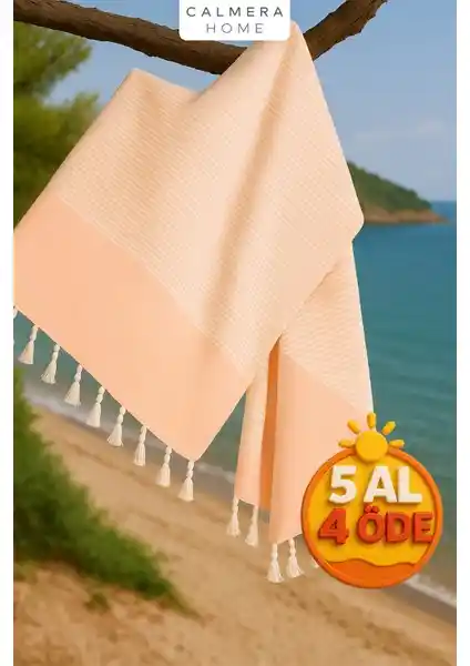 Calmera Home Çizgili Peştemal: Modern ve Çok Yönlü Kullanım İçin Şık Tasarım