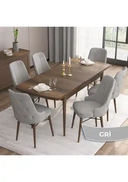 Canisa Concept Are Serisi Mutfak ve Yemek Odası Takımı Modern Tasarım ve Dayanıklı Malzeme ile