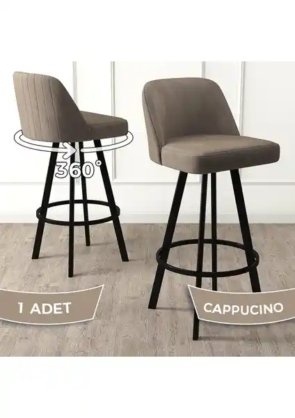 Canisa Concept Atex Serisi 360°C Döner Bar Sandalyesi Modern ve Dayanıklı Oturma Çözümü