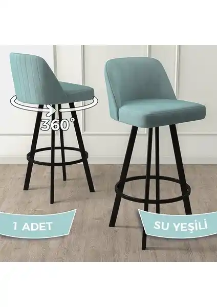 Canisa Concept Atex Serisi Döner Bar Sandalyesi Modern Tasarım ve Güçlü İşlevsellik