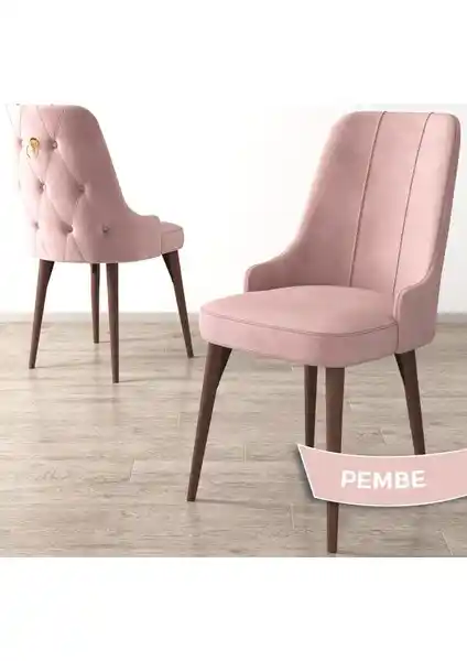 Canisa Concept Enoa Serisi Ceviz Gürgen Ahşap Ayaklı Modern Sandalye