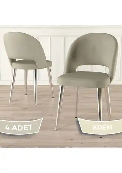 Canisa Pane Serisi Mutfak Sandalyesi: Modern ve Dayanıklı Tasarım, Kolay Kurulum