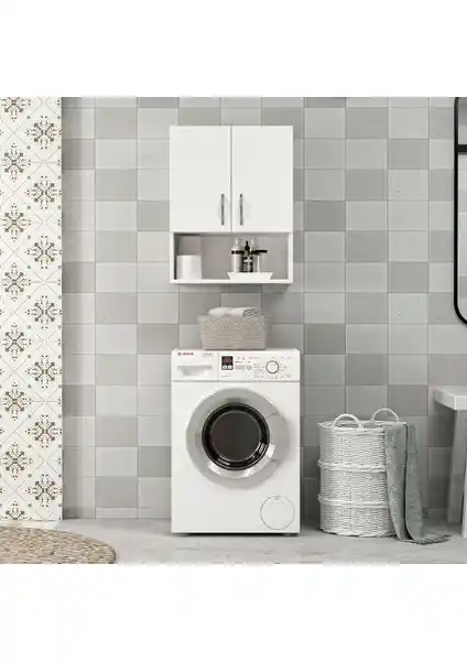 Cantek Dizayn Voda Beyaz Banyo Dolabı Modern ve Klasik Tarzın Mükemmel Birleşimi