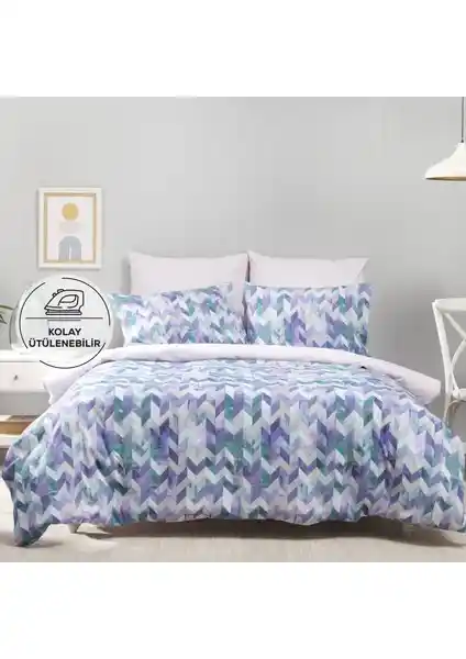 Carina Madison Melange Çift Kişilik Nevresim Takımı: Estetik ve Dayanıklı Yatak Odası Dekoru