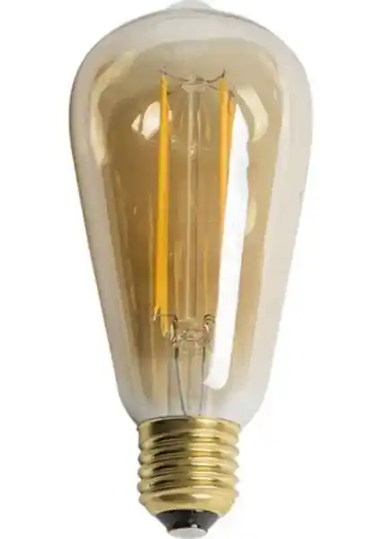 Cata 8W Rustik LED Ampül ST64 Amber: Sıcak Atmosfer ve Enerji Verimliliği Sunar
