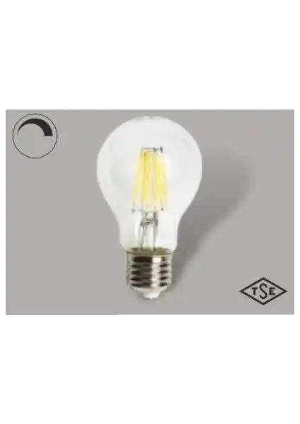 Cata CT-4218 8W/3000K Edison LED Ampul Günışığı Rengi ve Dimmable Özelliğiyle Modern Aydınlatma