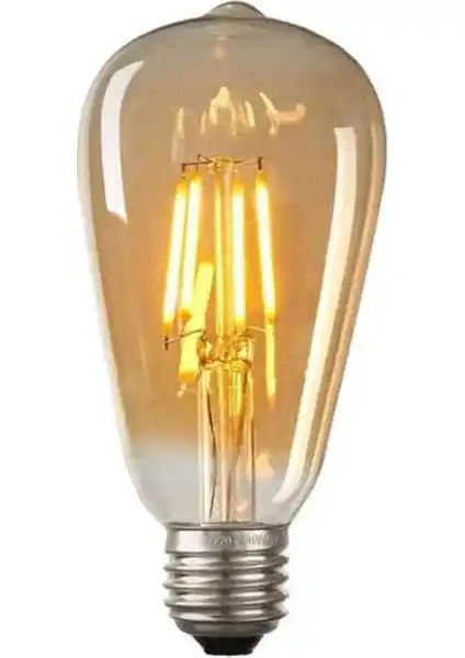 Cata CT-4284 6W Amber Rustik LED Ampul: Estetik ve Enerji Verimli Dekoratif Aydınlatma