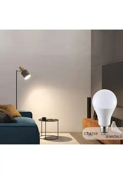 Cata LED 12W Sensörlü Ampul: Enerji Verimli ve Akıllı Aydınlatma Çözümü