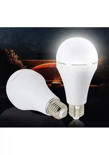 Cata Panco Elektriksiz 8 Saat Yanan Şarjlı LED Ampul Güç ve Güvenlik Bir Arada