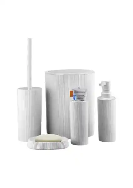 Çavdar Group 5 Parça Lüx Banyo Seti: Şık ve Dayanıklı Tasarım ile Modern Banyo Dekorasyonu