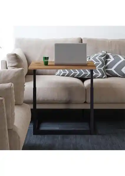 Ceramical Ayarlanabilir Laptop Sehpası Atlantik Çam Renkli Ergonomik Tasarım