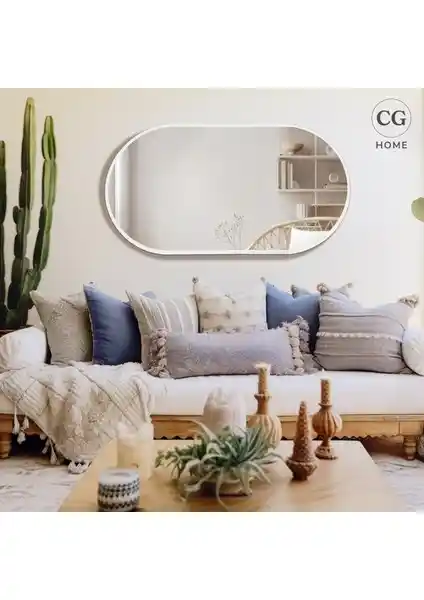 Cg Home Model Alfa Dekoratif Elips Ayna Modern İç Mekanlar İçin Şık Çözüm