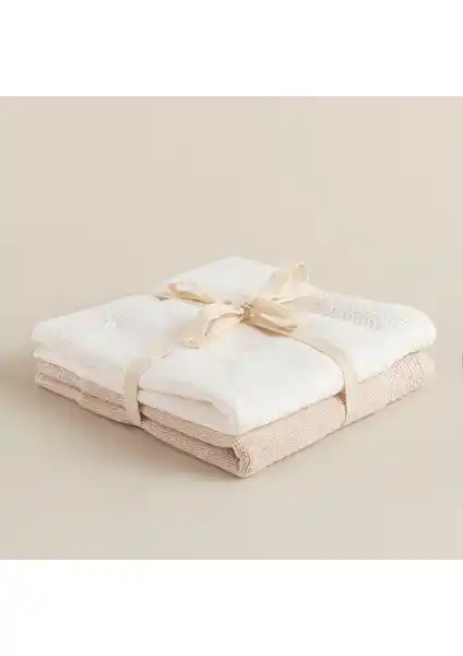 Chakra Sobeska 2'li Paspas Seti 50x70 cm Ekru/Bej Ev ve Ofis Dekorasyonu İçin