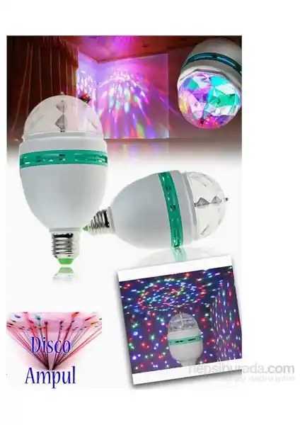 Cix LY-399 Renkli Led Döner Disko Ampulü: Eğlence ve Dekorasyonun Yeni Adresi