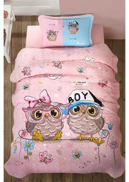 Clasy Pamuk Genç Yatak Örtüsü Puhu ile Konfor ve Estetiği Bir Arada Sunar