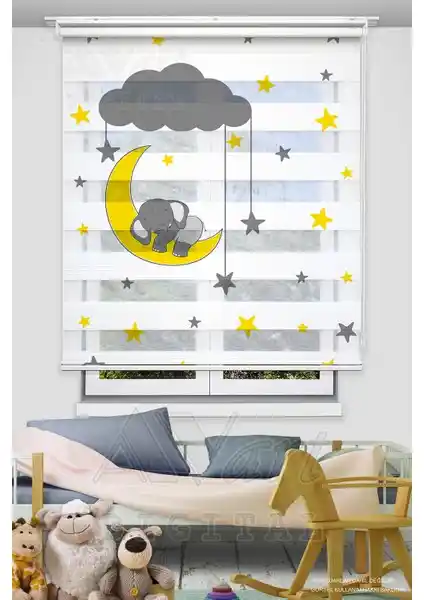 Çocuk Odası İçin Renkli ve Dayanıklı Dijital Baskı Zebra Perde Önerileri