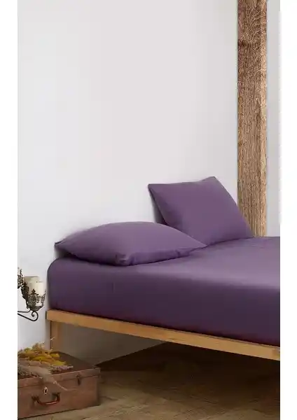 Colorpool Softly Koyu Lila Nevresim Takımı: Şıklık ve Konfor Sunan Yatak Odası Seti