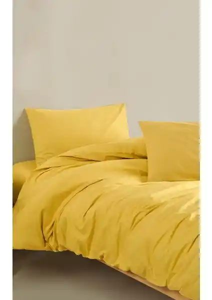 Colorpool Visual Path Sarı Nevresim Takımı: Dayanıklı ve Şık Yatak Dekorasyonu İçin Uygun Seçenek