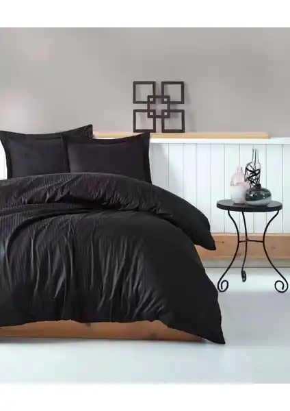 Cotton Box Elegante Stripe Siyah Çift Kişilik Saten Nevresim Takımı Özellikleri ve Kullanım İpuçları