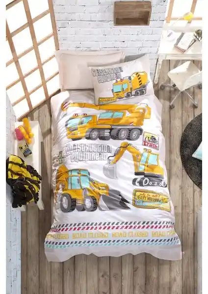 Cotton Box Junior Ranforce Nevresim Takımı Turkuaz Renk ile Modern ve Konforlu Yataklar