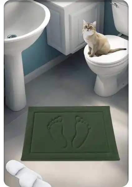 Cotton Crafty %100 Pamuk Dokuma Banyo Paspası: Doğal ve Şık Çevre Dostu Seçenek