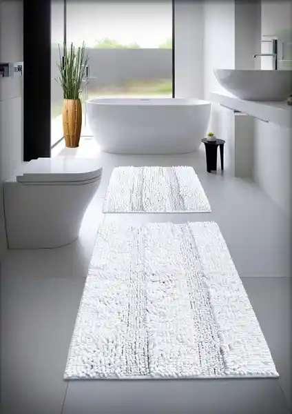 Cotton Crafty Pamuk Tafting Banyo Paspası: Şık ve Dayanıklı Modern Banyo Aksesuarı