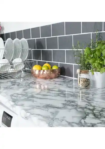 D-C-Fix 346-0047 Mermer Desen Kendinden Yapışkanlı Folyo Dekorasyon ve Koruma Çözümü