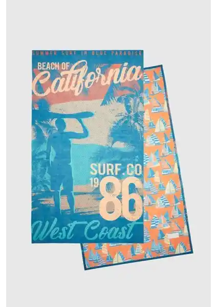 D'S Damat Lacivert Plaj Havlusu: Şık, Hafif ve Hızlı Kuruyan Yaz Aksesuarı