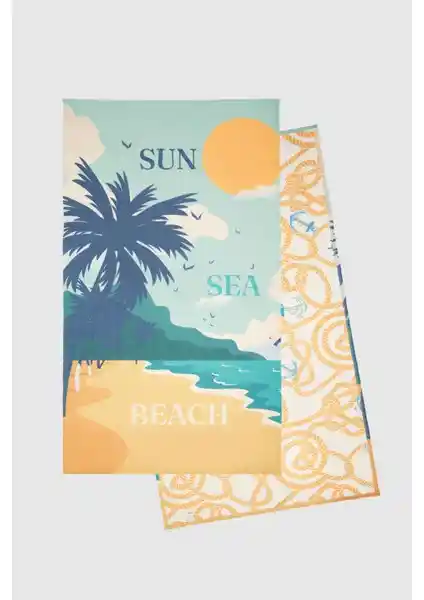 D'S Damat Turuncu Mikrofiber Plaj Havlusu: Şıklık ve Fonksiyonellik Bir Arada